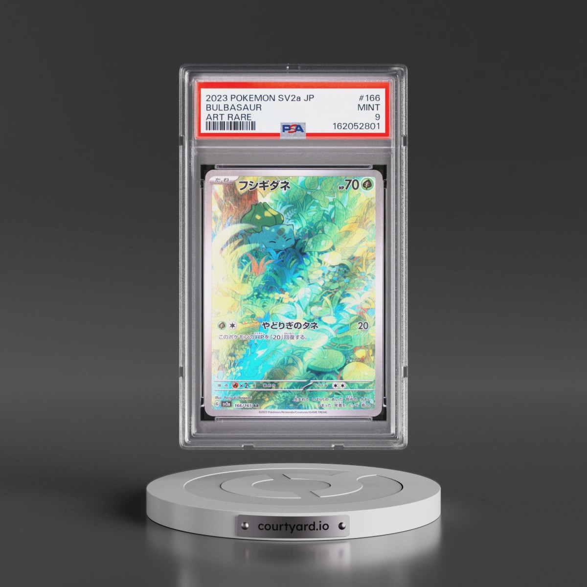 2023 Pokémon Sv2a-Pokémon Card 151 #166 Bulbasaur - Art Rare (PSA 9 MINT)