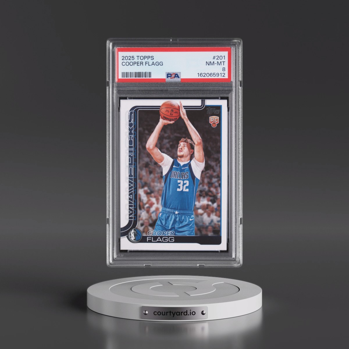 2025 Topps #201 Cooper Flagg (PSA 8 NM-MT)
