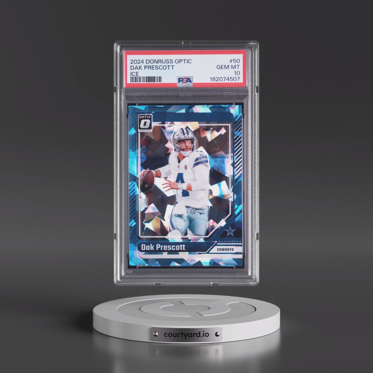 2024 Panini Donruss Optic Dak Prescott - Ice #50 PSA 10