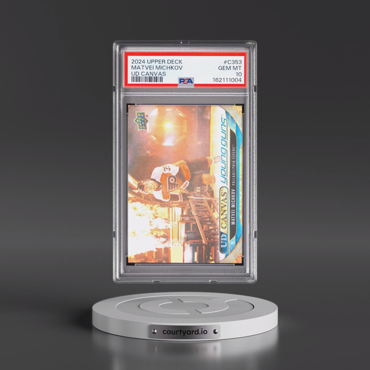 2024 Upper Deck UD Canvas Matvei Michkov #C353 PSA 10