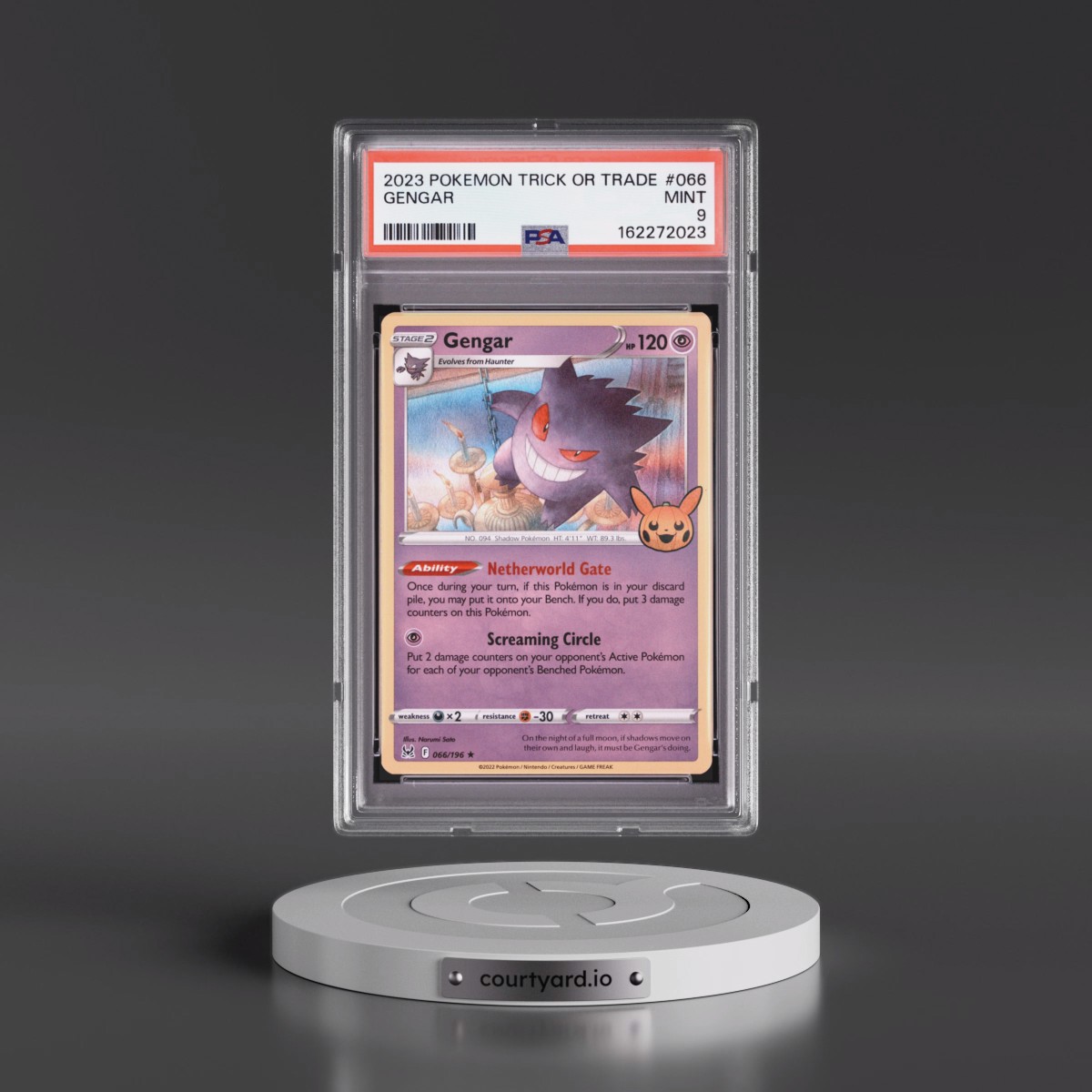2023 Pokémon Trick or Trade #066 Gengar (PSA 9 MINT)