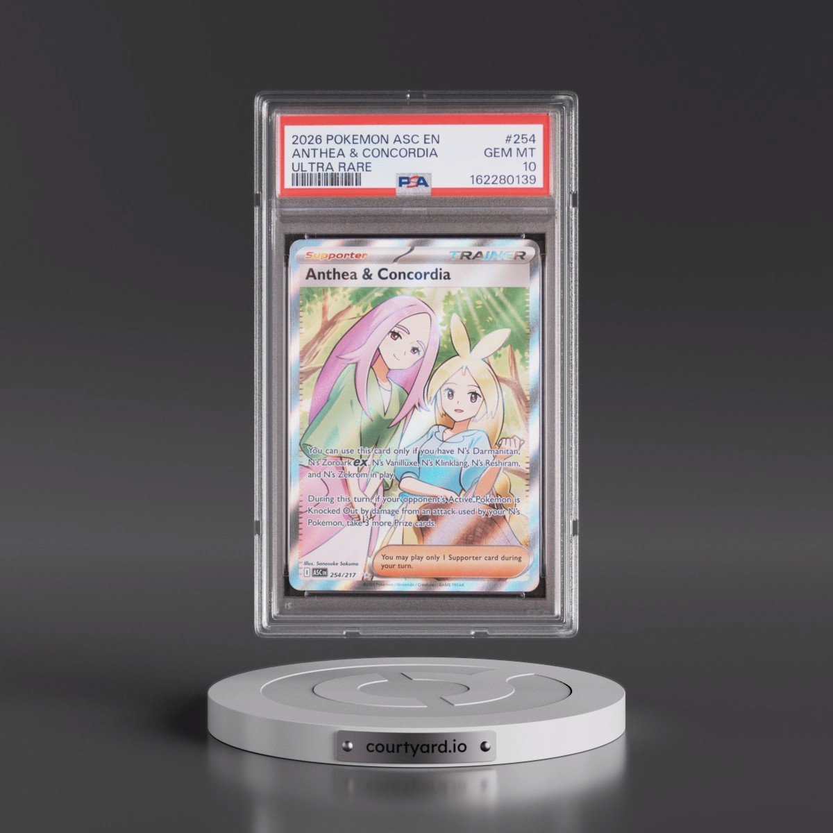 2026 Pokémon Asc EN-Ascended Heroes #254 Anthea & Concordia - Ultra Rare (PSA 10 GEM MINT)