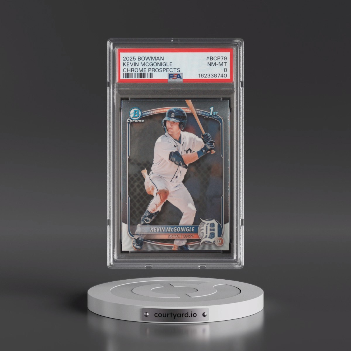 2025 Bowman Chrome Prospects Kevin Mcgonigle #BCP79 PSA 8