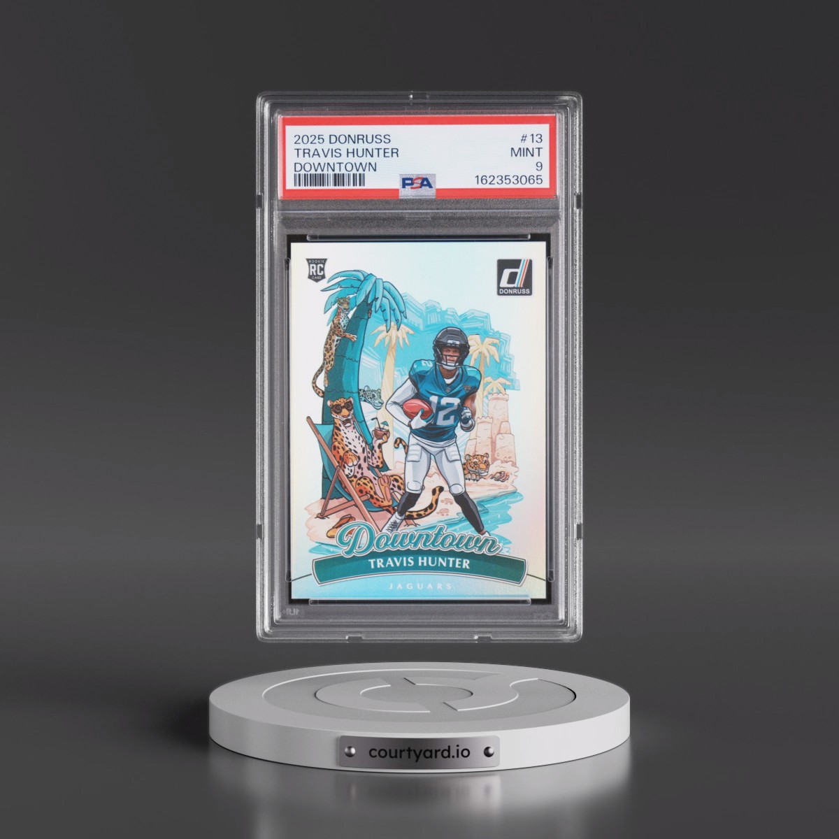 2025 Panini Donruss Downtown #13 Travis Hunter (PSA 9 MINT)