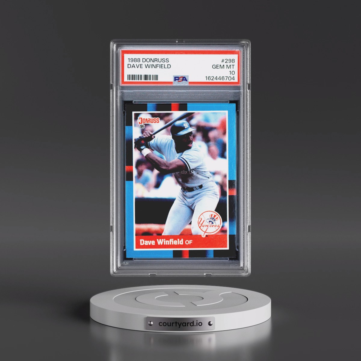 1988 Donruss #298 Dave Winfield (PSA 10 GEM MINT)