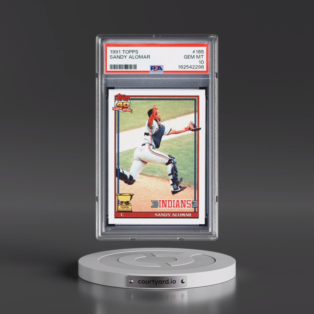 1991 Topps #165 Sandy Alomar (PSA 10 GEM MINT)