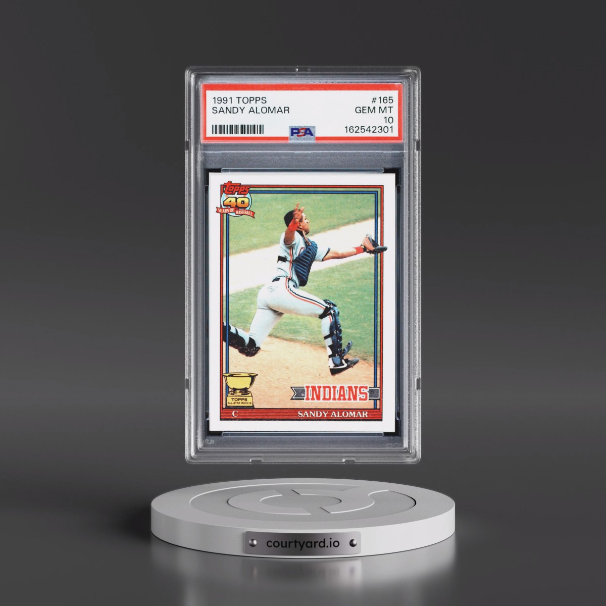 1991 Topps #165 Sandy Alomar (PSA 10 GEM MINT)