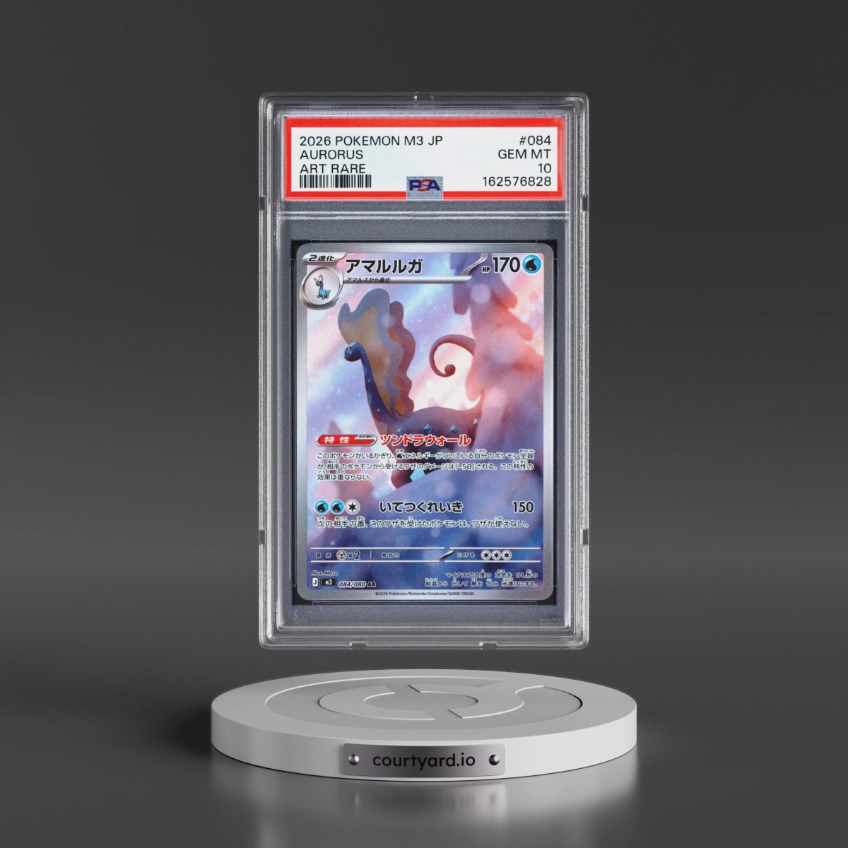 2026 Pokémon M3-Nullifying Zero #084 Aurorus - Art Rare (PSA 10 GEM MINT)