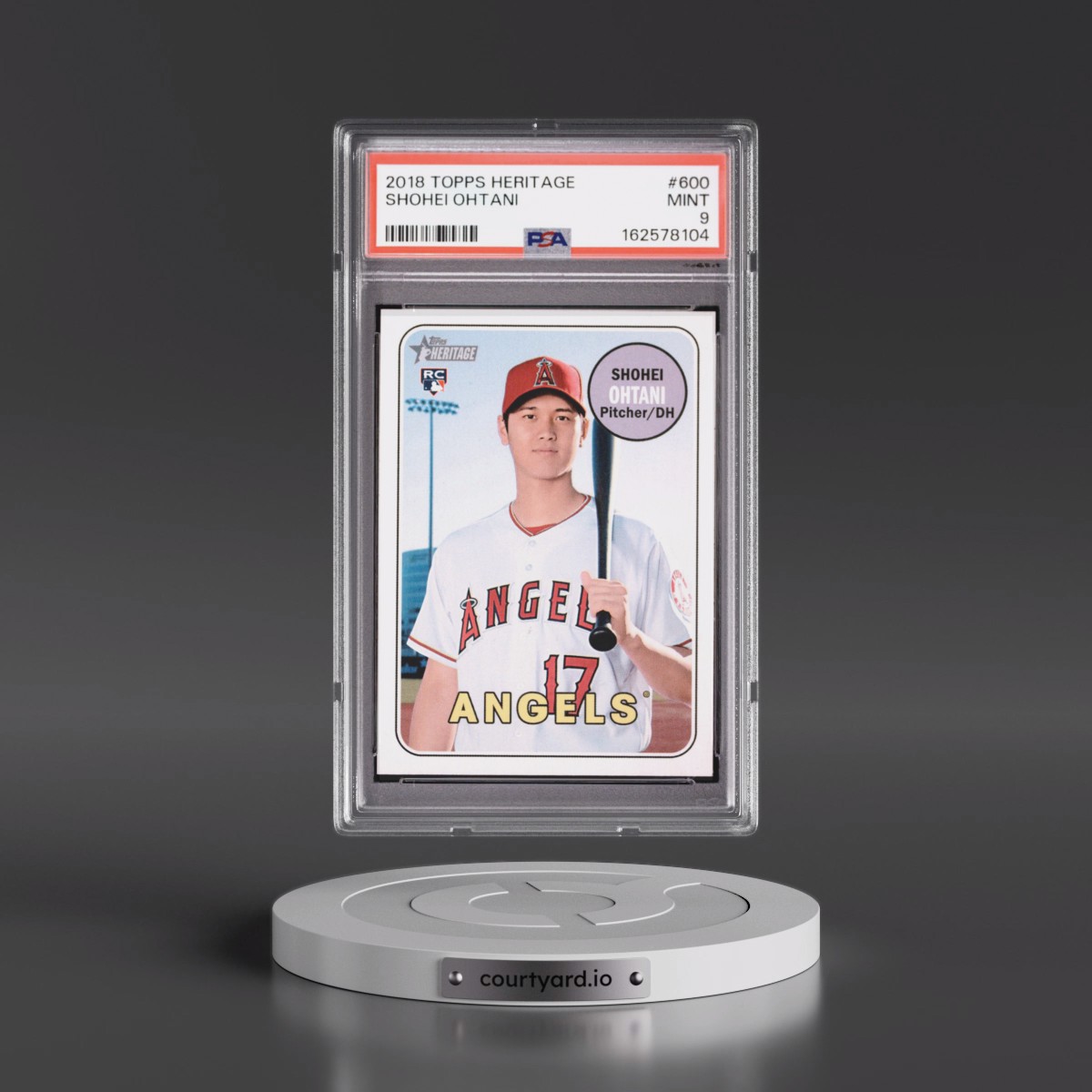 2018 Topps Heritage #600 Shohei Ohtani (PSA 9 MINT)