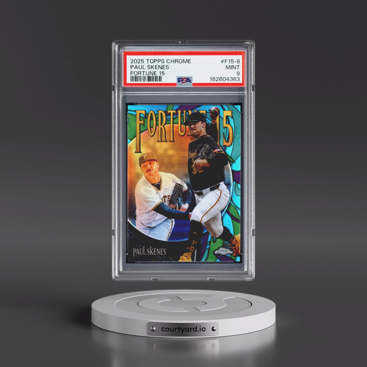 2025 Topps Chrome Fortune 15 #F15-8 Paul Skenes (PSA 9 MINT)