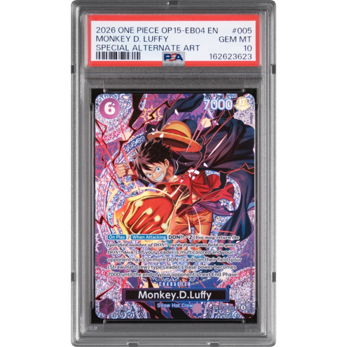 Monkey D. Luffy card artwork