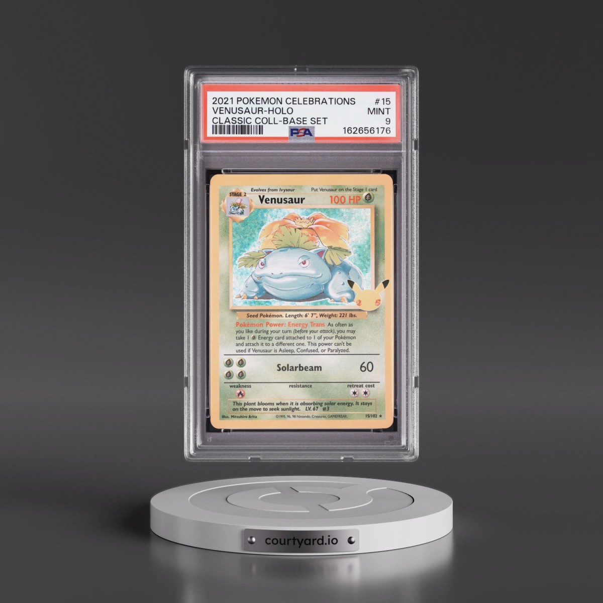 2021 Pokémon Celebrations Classic Collection #15 Venusaur - Holo (PSA 9 MINT)