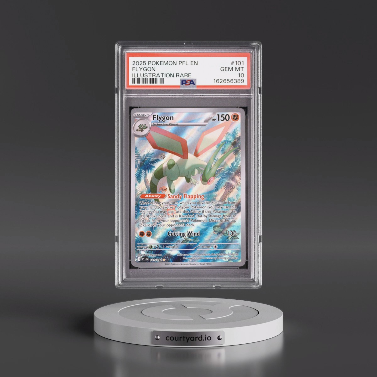 2025 Pokémon Pfl EN-Phantasmal Flames #101 Flygon - Illustration Rare (PSA 10 GEM MINT)