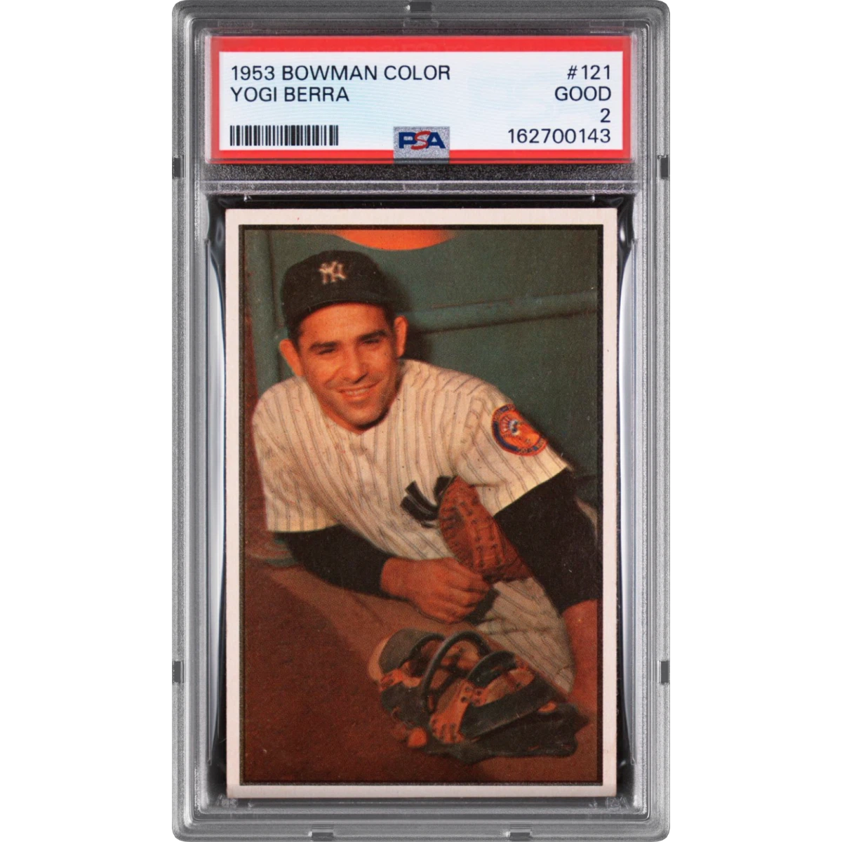 1953 Bowman Color #121 Yogi Berra (PSA 2 GOOD)