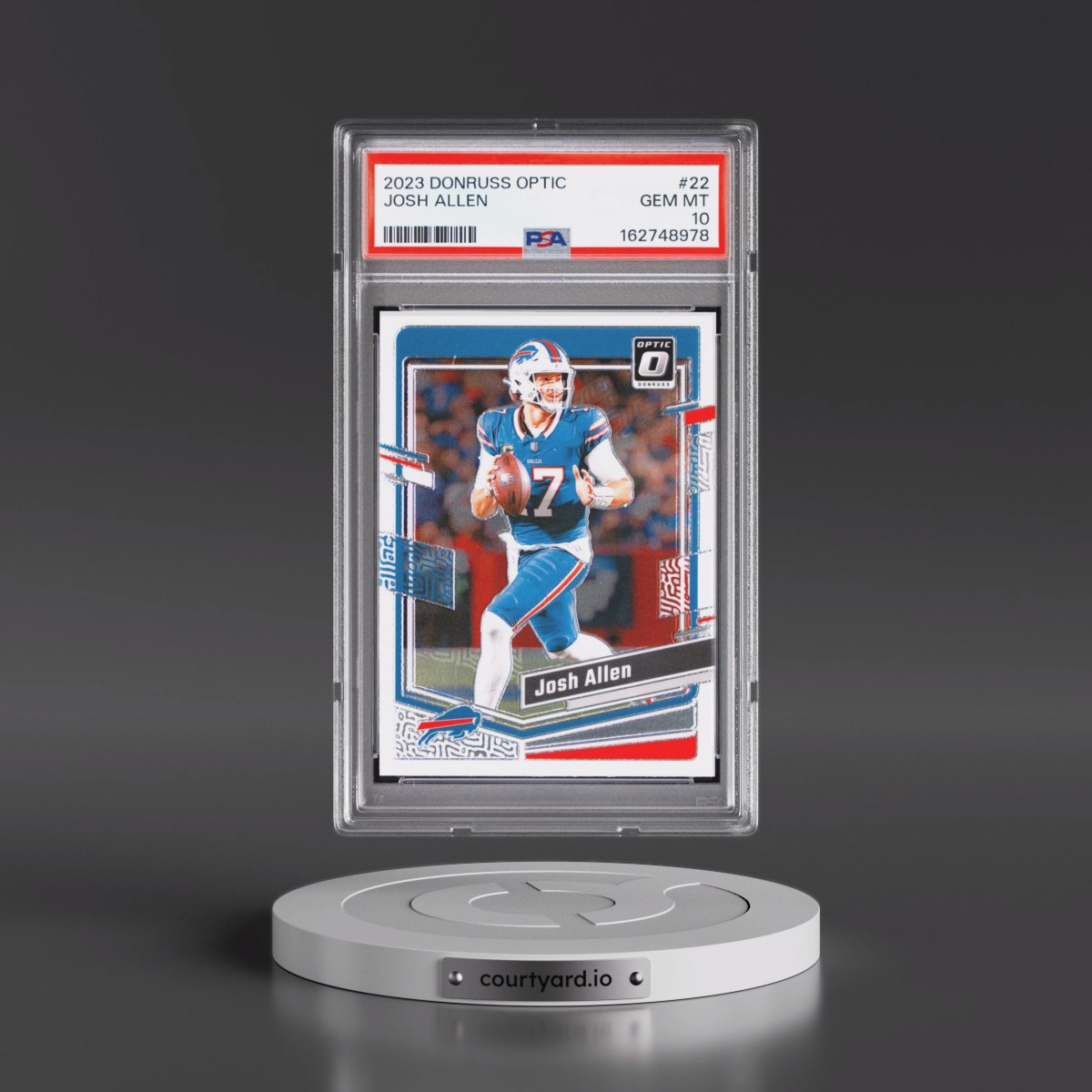 2023 Panini Donruss Optic Josh Allen #22 PSA 10