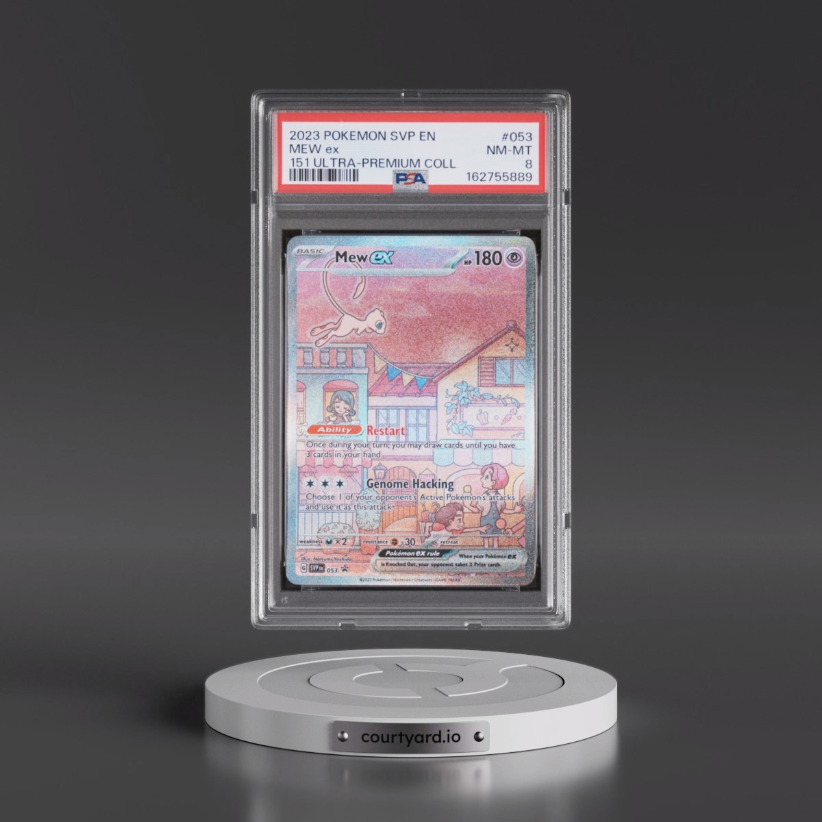 2023 Pokémon Svp EN-SV Black Star Promo #053 Mew EX - Holo 151 Ultra-Premium Collection (PSA 8 NM-MT)