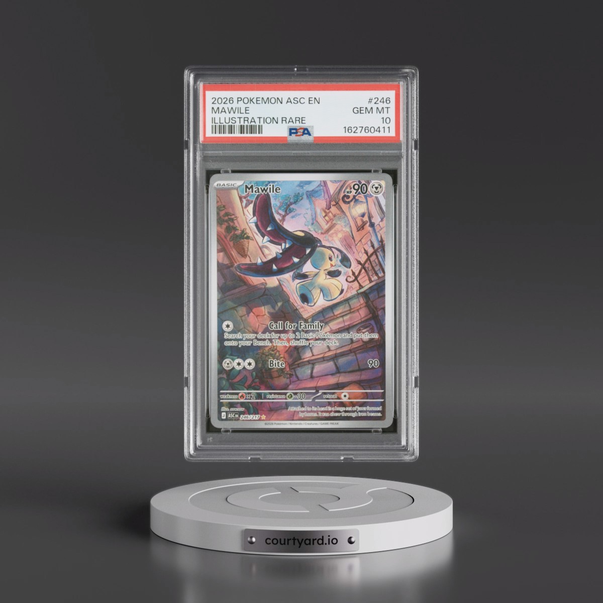 2026 Pokémon Asc EN-Ascended Heroes #246 Mawile - Illustration Rare (PSA 10 GEM MINT)
