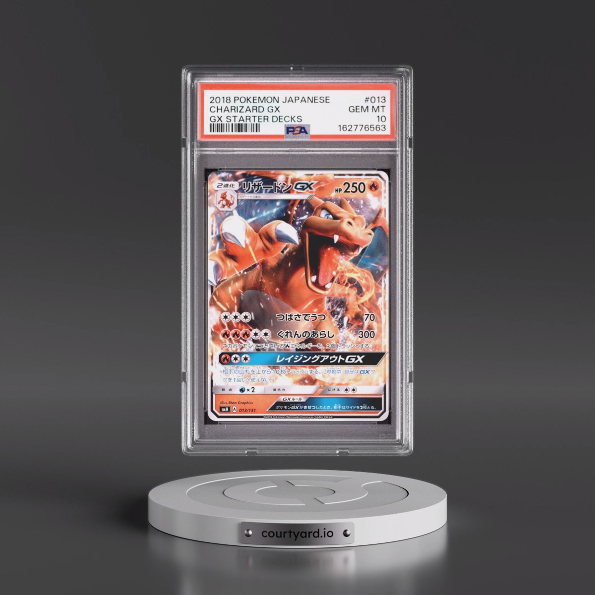 2018 Pokémon GX Starter Decks #013 Charizard GX - Holo (PSA 10 GEM MINT)