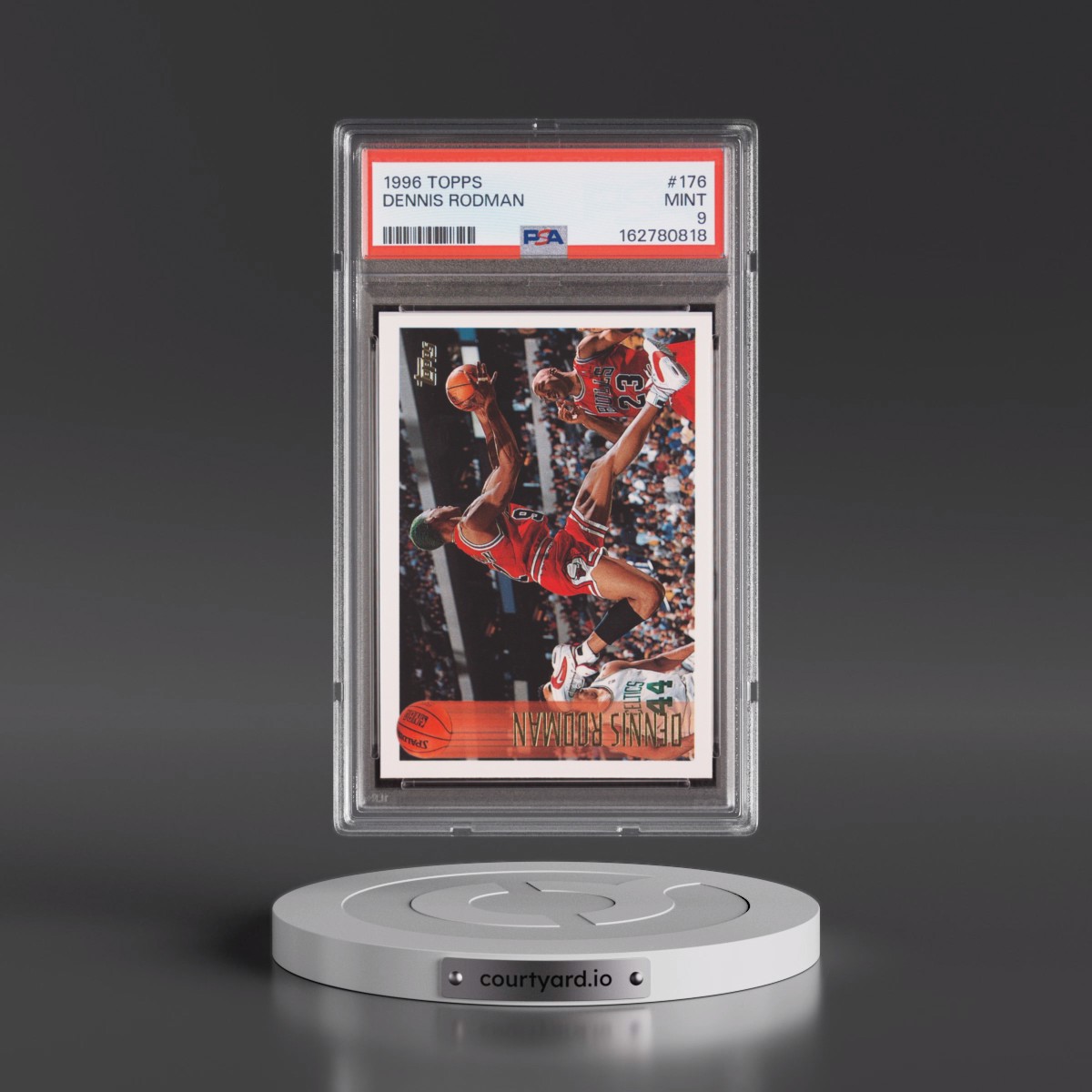 1996 Topps Dennis Rodman #176 PSA 9