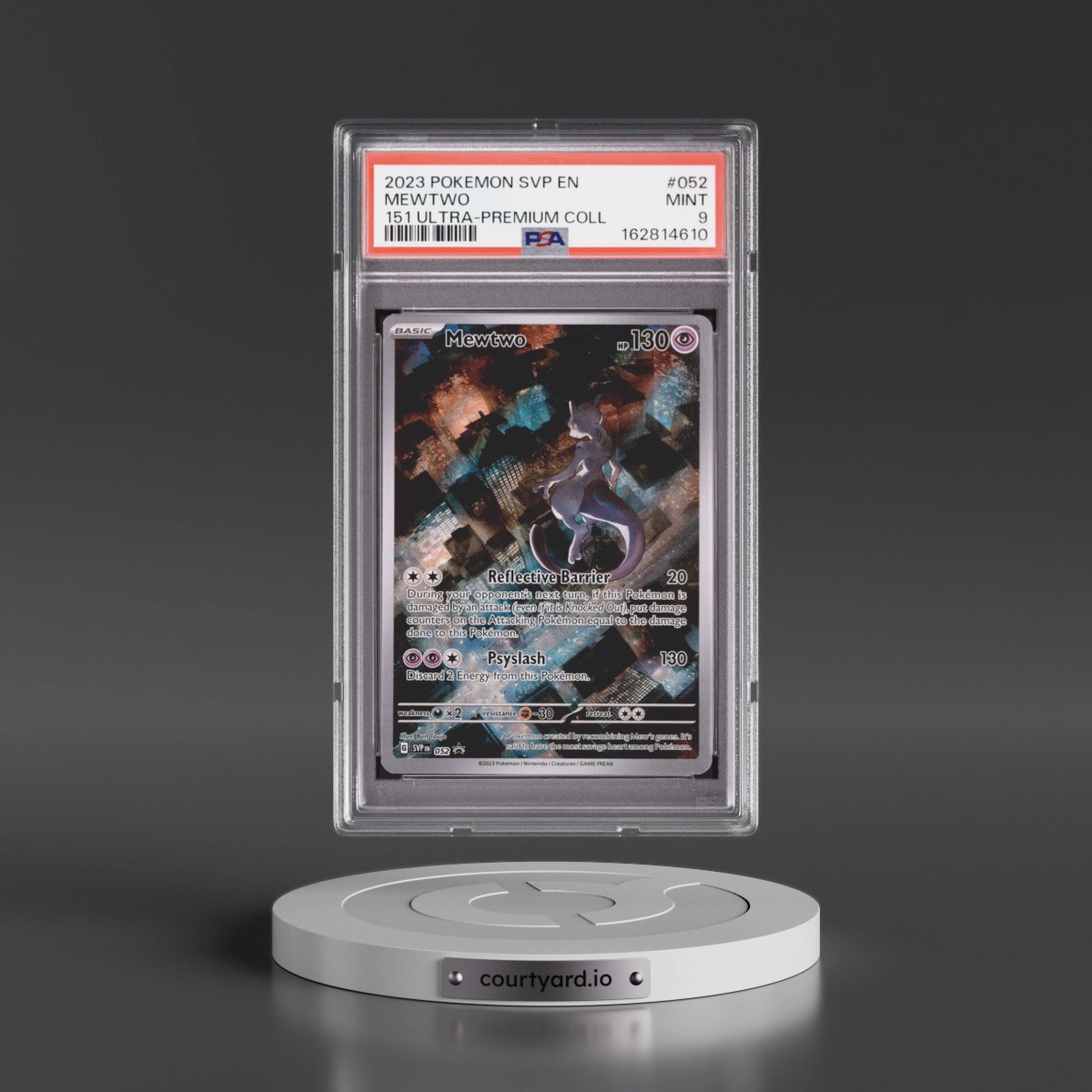 2023 Pokémon Svp EN-SV Black Star Promo #052 Mewtwo - 151 Ultra-Premium Collection (PSA 9 MINT)
