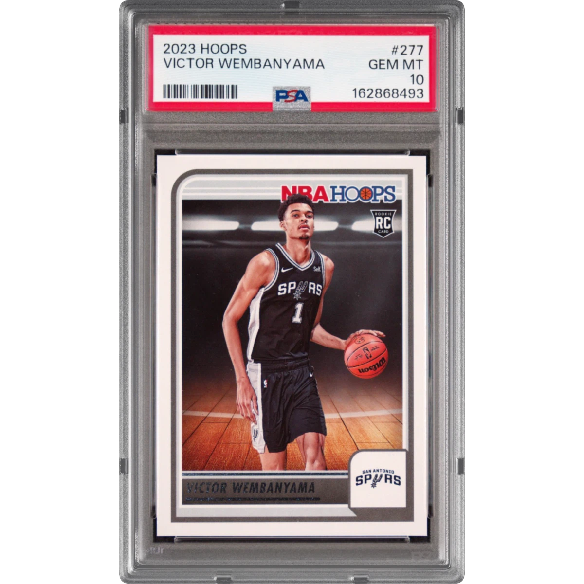 2023 Panini NBA Hoops #277 Victor Wembanyama (PSA 10 GEM MINT)