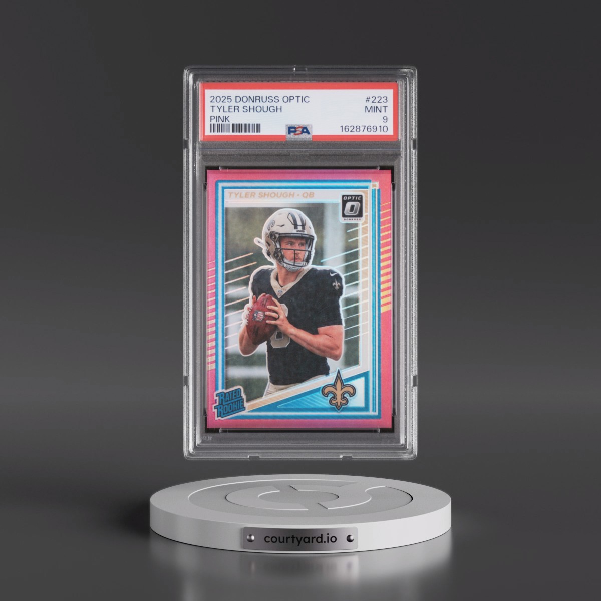 2025 Panini Donruss Optic Tyler Shough - Pink #223 PSA 9