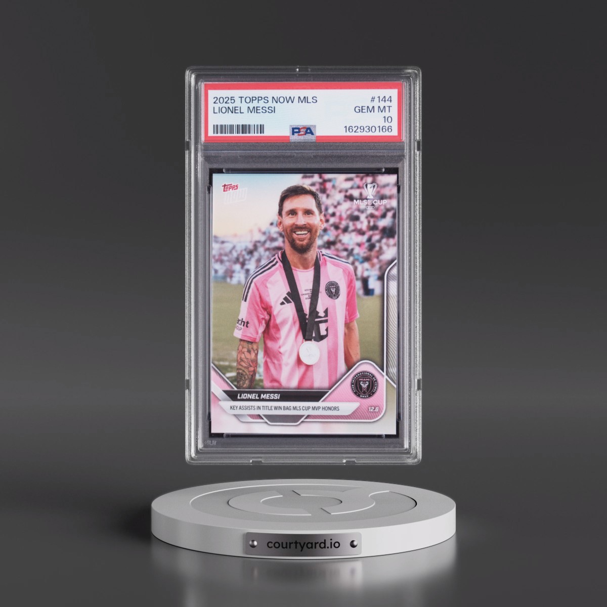 2025 Topps Now MLS #144 Lionel Messi (PSA 10 GEM MINT)