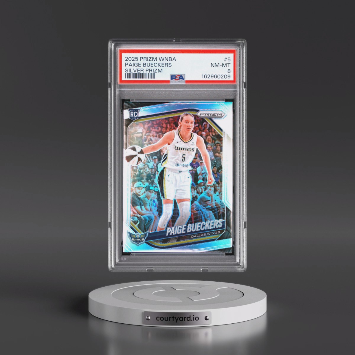 2025 Panini Prizm WNBA Paige Bueckers - Silver Prizm #5 PSA 8