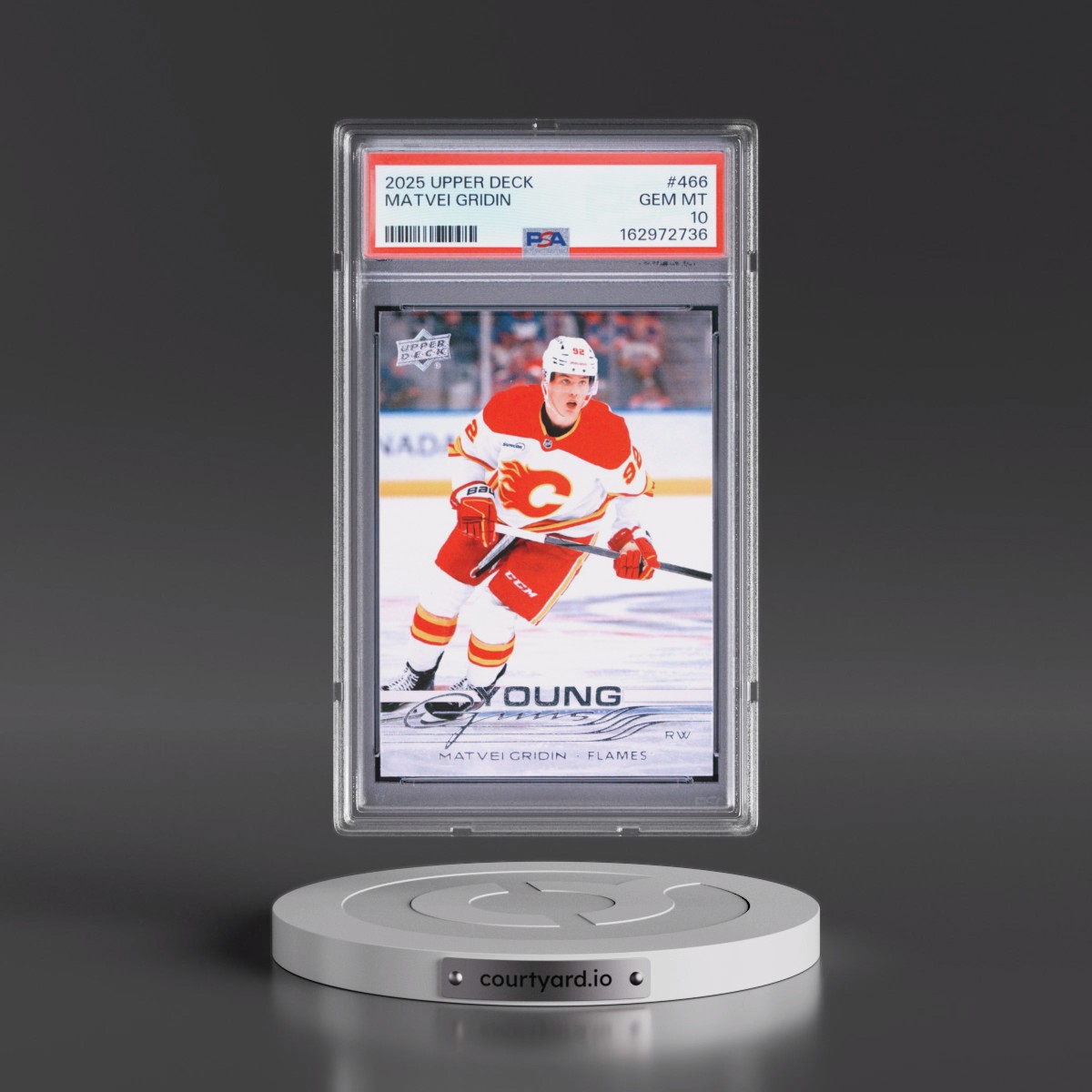 2025 Upper Deck Matvei Gridin #466 PSA 10