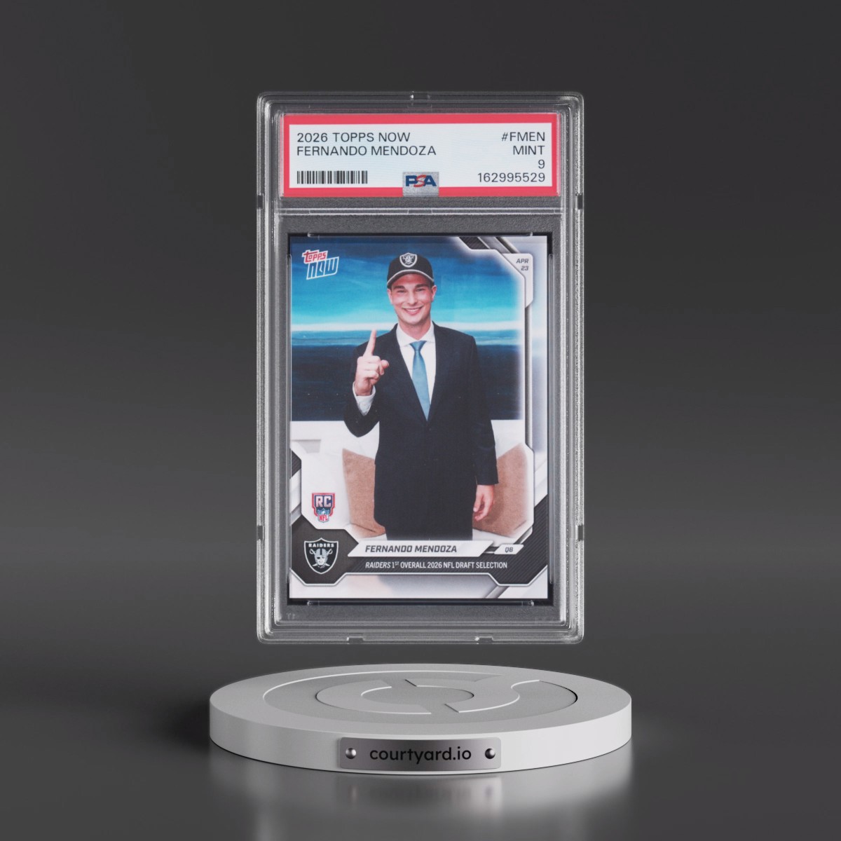 2026 Topps Now Fernando Mendoza #FMEN PSA 9