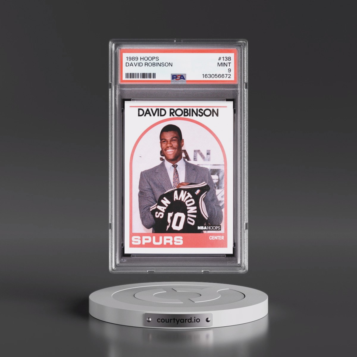 1989 Hoops David Robinson #138 PSA 9