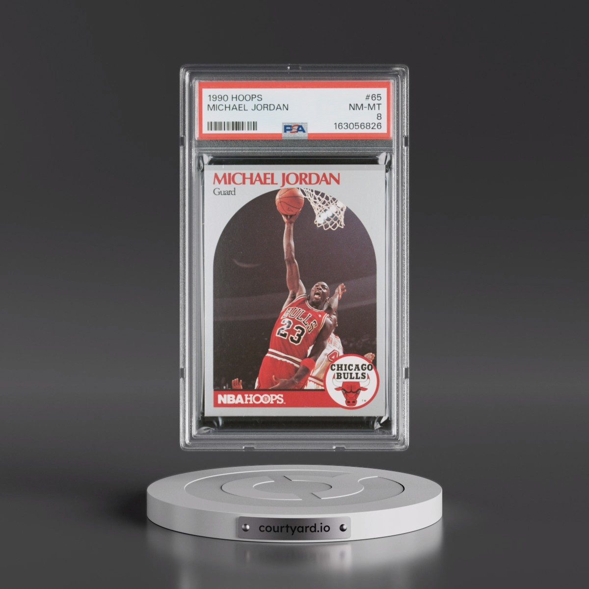 1990 Hoops Michael Jordan #65 PSA 8
