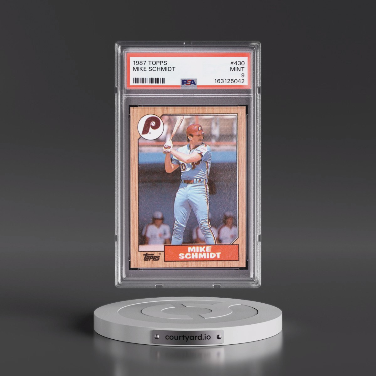 1987 Topps Mike Schmidt #430 PSA 9