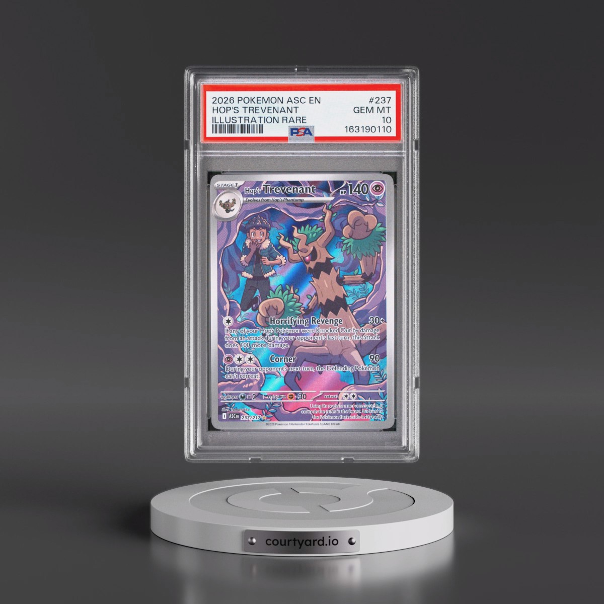 2026 Pokémon Asc EN-Ascended Heroes #237 Hop's Trevenant - Illustration Rare (PSA 10 GEM MINT)