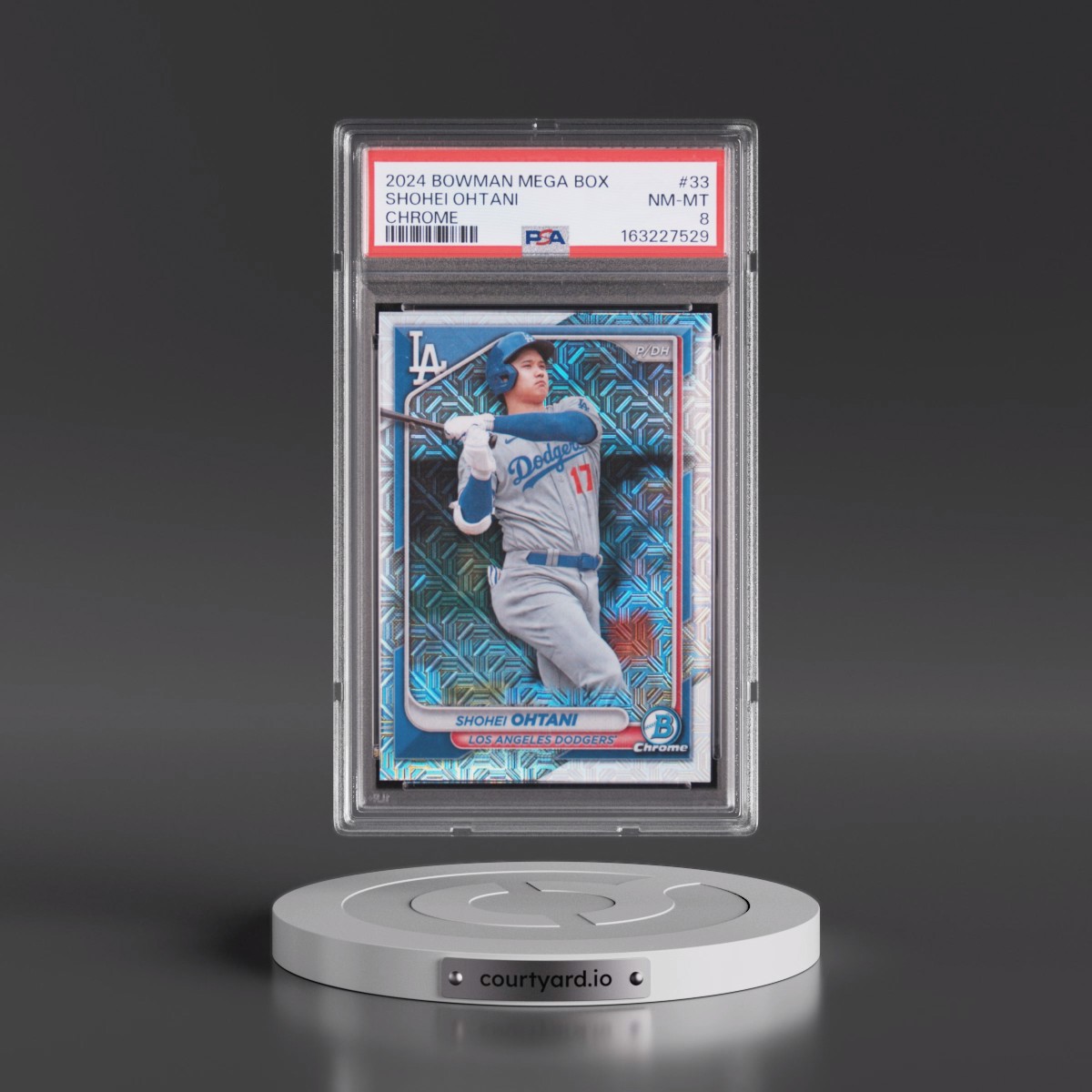 2024 Bowman Mega Box Chrome #33 Shohei Ohtani (PSA 8 NM-MT)