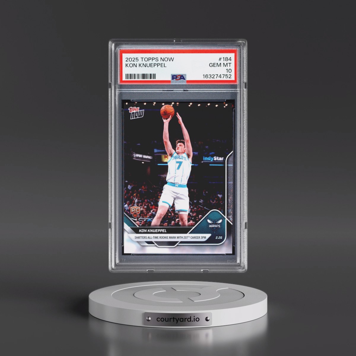 2025 Topps Now #184 Kon Knueppel (PSA 10 GEM MINT)