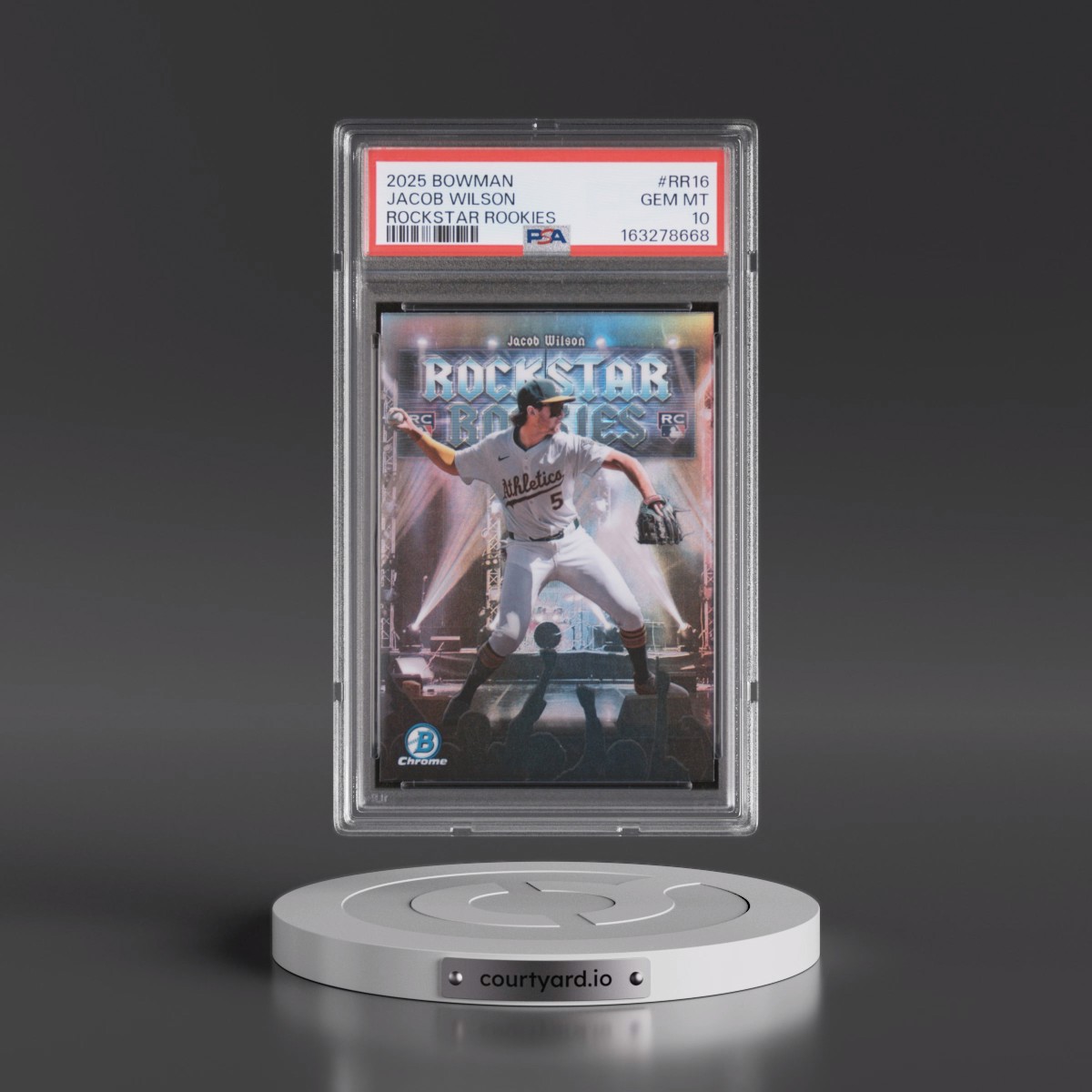 2025 Bowman Rockstar Rookies #RR16 Jacob Wilson (PSA 10 GEM MINT)