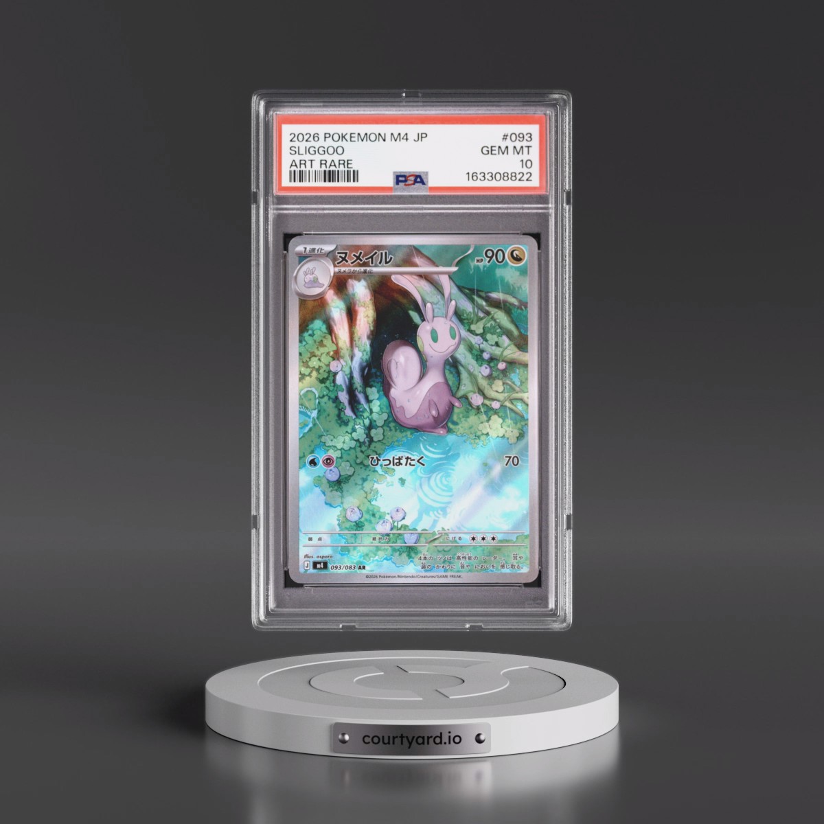 2026 Pokémon M4-Ninja Spinner #093 Sliggoo - Art Rare (PSA 10 GEM MINT)