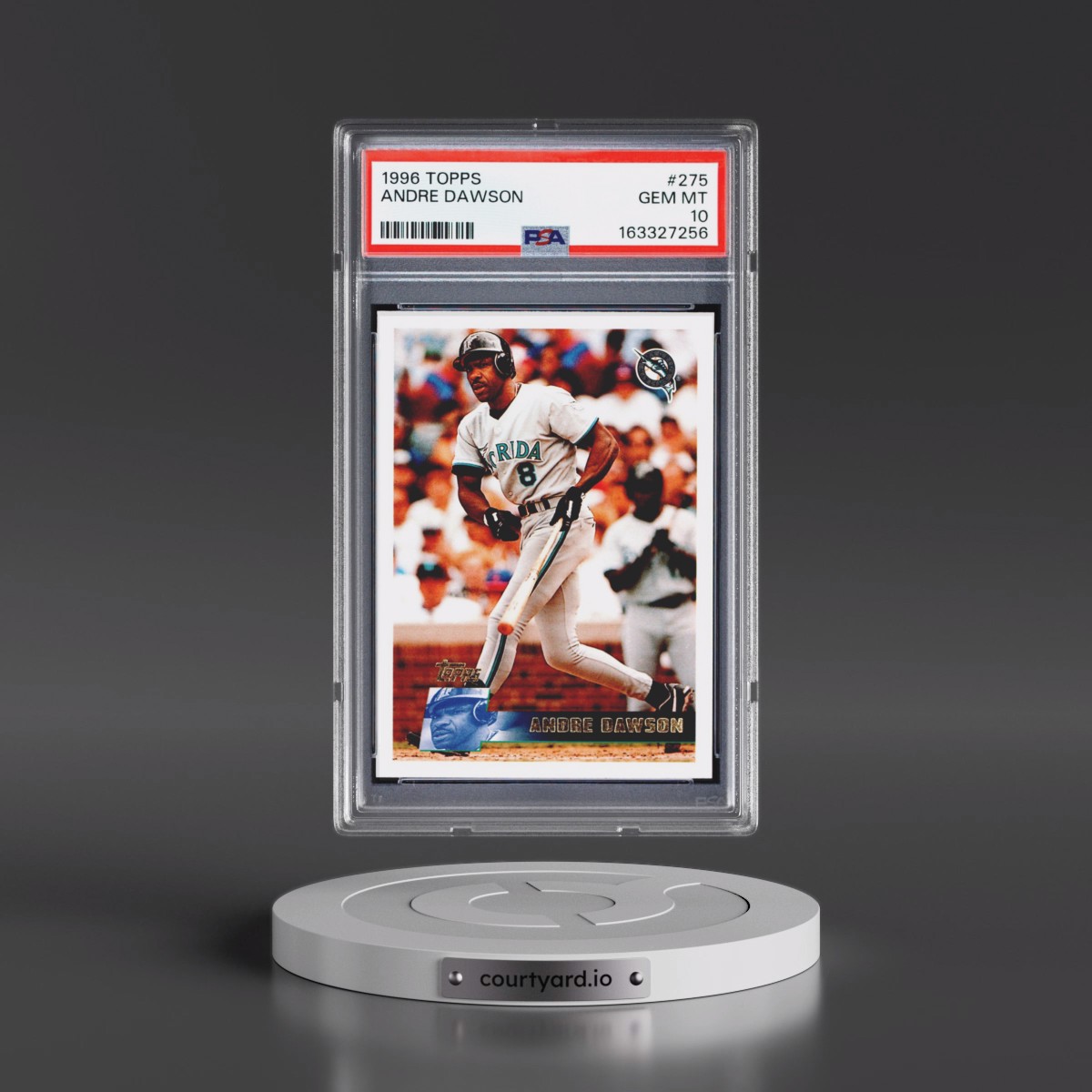 1996 Topps #275 Andre Dawson (PSA 10 GEM MINT)