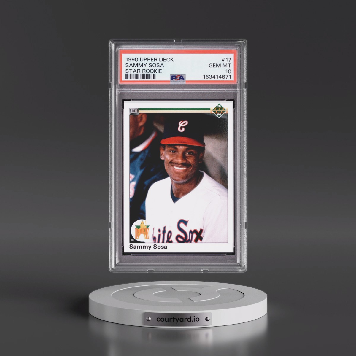 1990 Upper Deck Sammy Sosa - Star Rookie #17 PSA 10