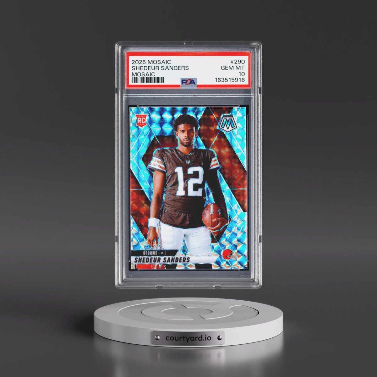 2025 Panini Mosaic Shedeur Sanders - Mosaic #290 PSA 10