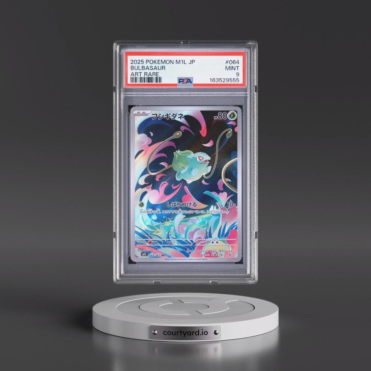 2025 Pokémon M1l-Mega Brave #064 Bulbasaur - Art Rare (PSA 9 MINT)