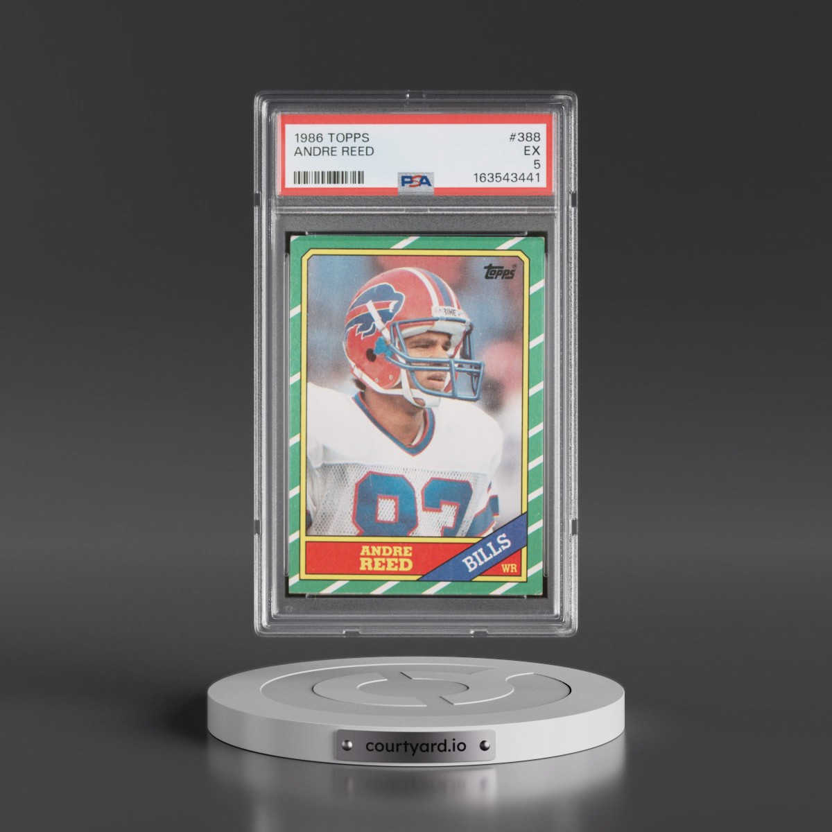 1986 Topps #388 Andre Reed (PSA 5 EX)
