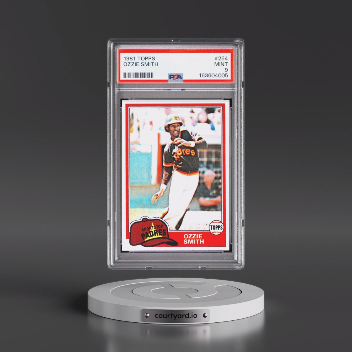 1981 Topps #254 Ozzie Smith (PSA 9 MINT)