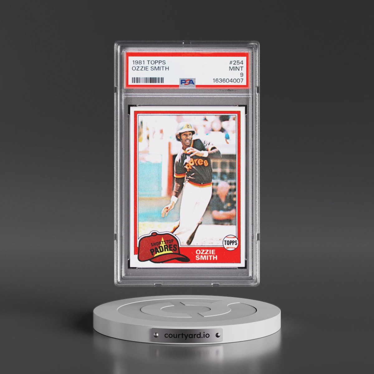 1981 Topps #254 Ozzie Smith (PSA 9 MINT)