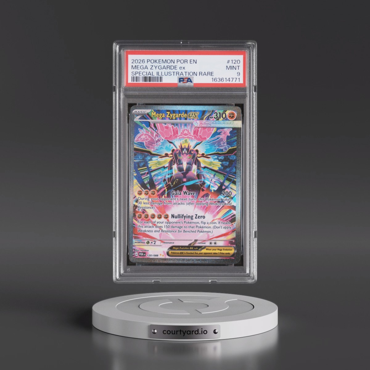 2026 Pokémon Por EN-Perfect Order Mega Zygarde EX - Holo Special Illustration Rare #120 PSA 9