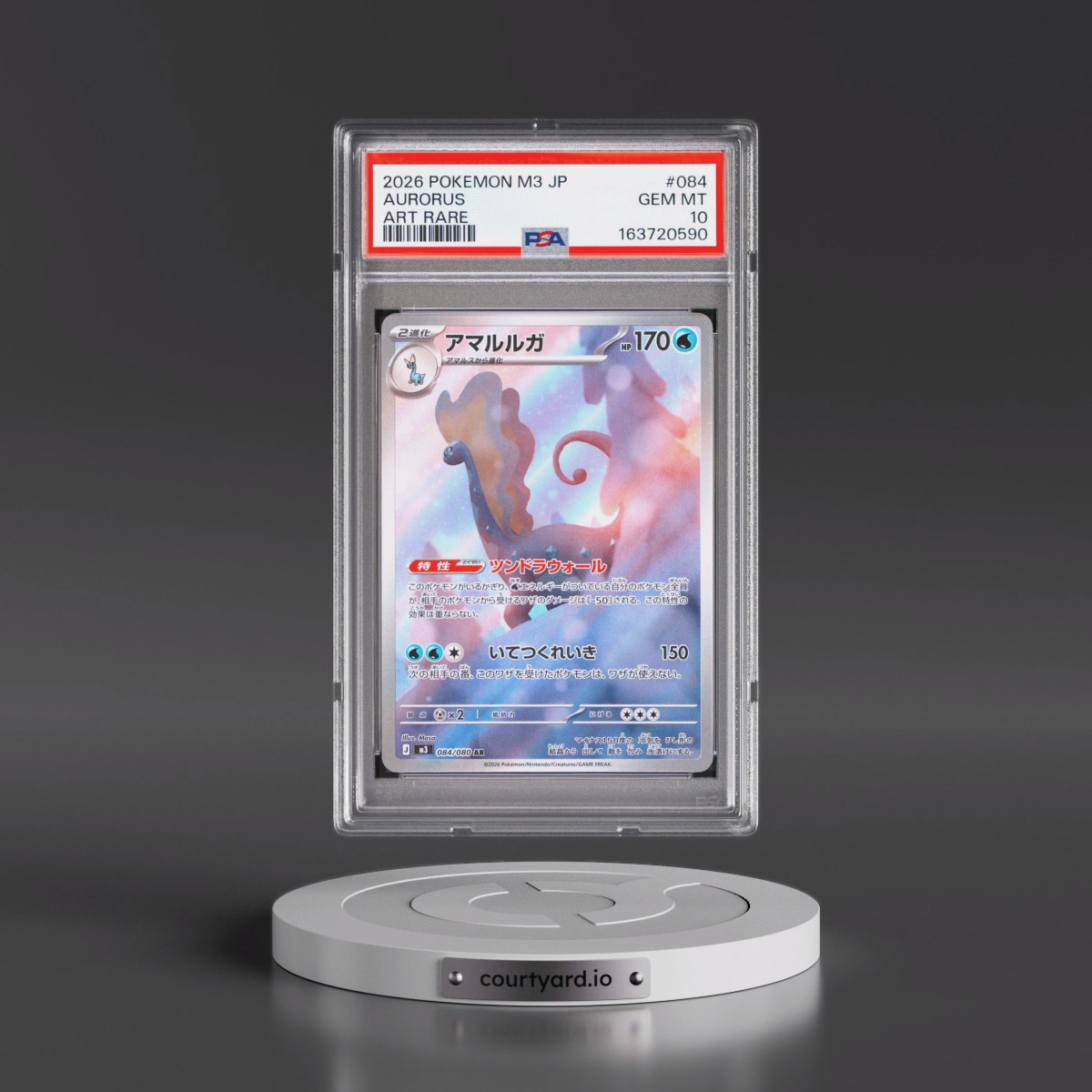 2026 Pokémon M3-Nullifying Zero #084 Aurorus - Art Rare (PSA 10 GEM MINT)