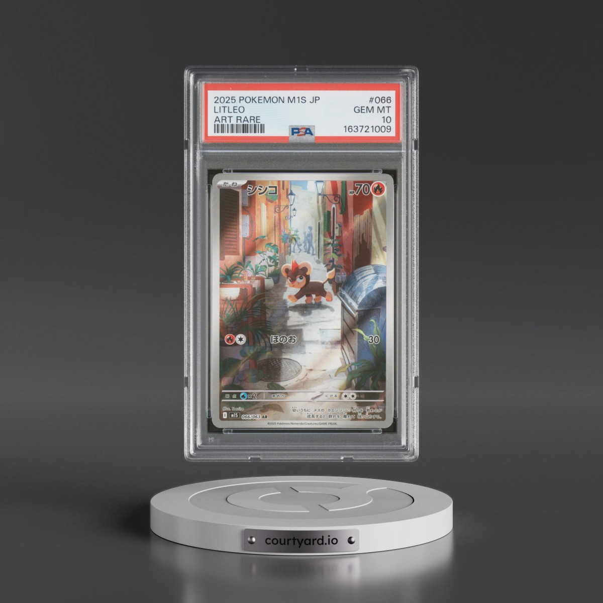 2025 Pokémon M1s-Mega Symphonia #066 Litleo - Art Rare (PSA 10 GEM MINT)