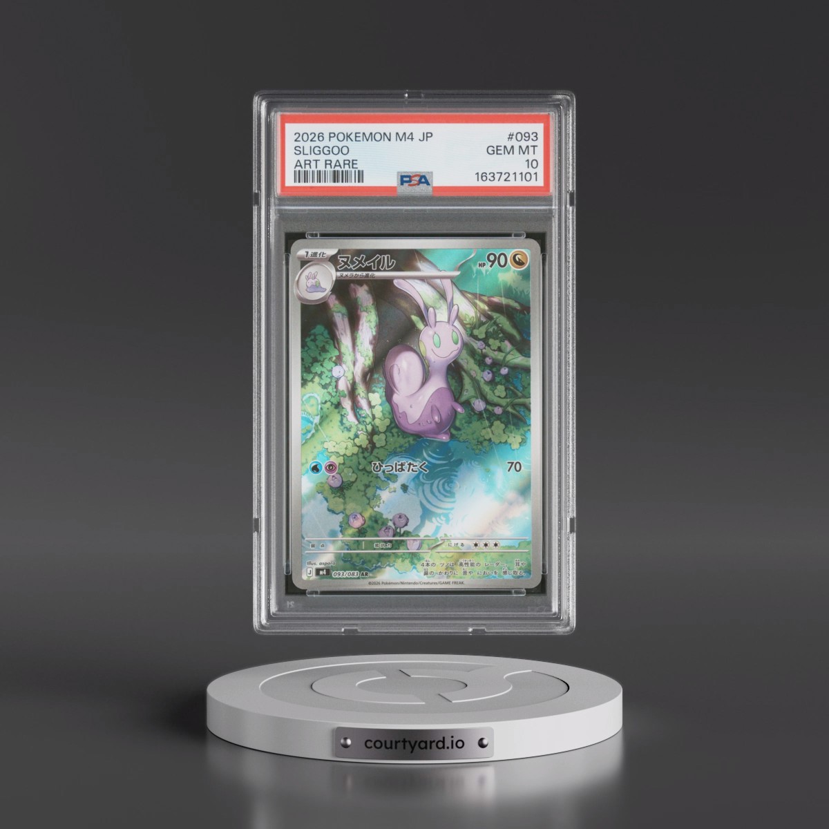 2026 Pokémon M4-Ninja Spinner #093 Sliggoo - Art Rare (PSA 10 GEM MINT)