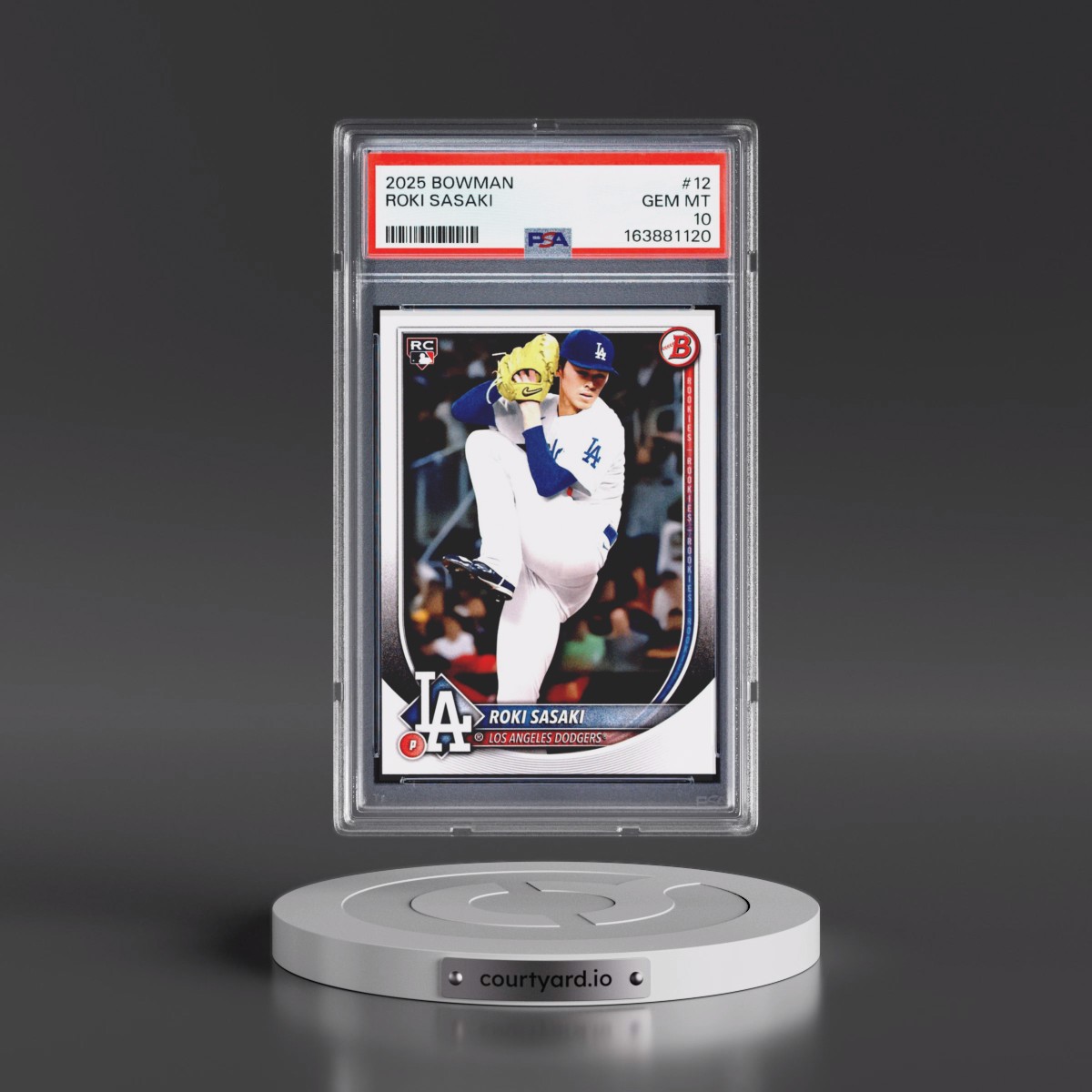 2025 Bowman #12 Roki Sasaki (PSA 10 GEM MINT)